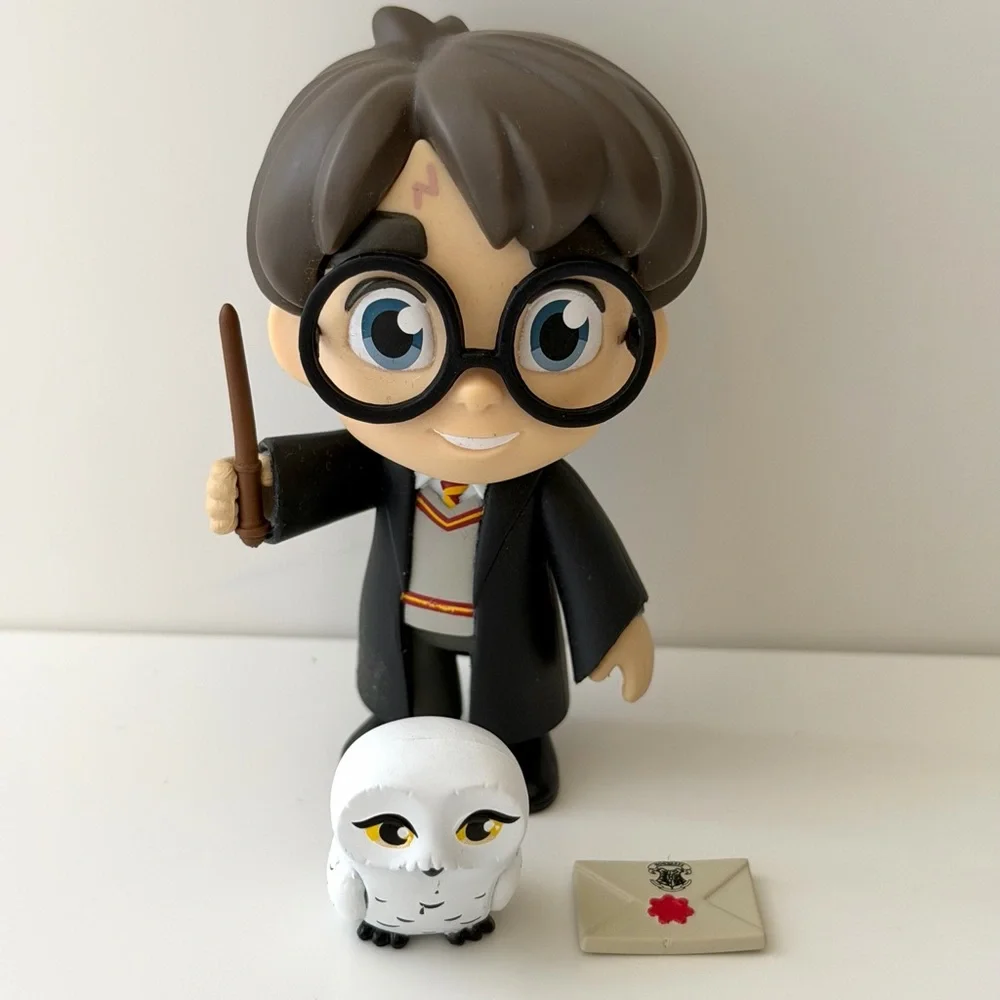 FUNKO 5 Star Harry Potter Figure Lot - Hagrid, Dumbledore, Harry, Ron & Hermione